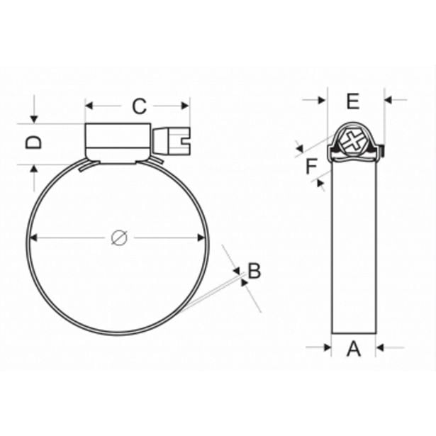 OBJEMKA FE-GO 100-120/9 MM KALE W2