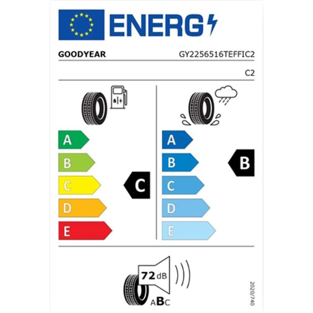 LETNA GUMA GOODYEAR 225/65R16C 112T EFFICIENTGRIP CARGO 2