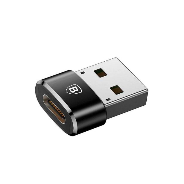 ADAPTER BASEUS USB-A/USB-C BASEUS ŽENSKI ČRN