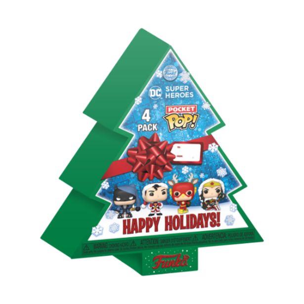 AKCIJSKA FIGURA FUNKO POCKET POP DC HOLIDAY TREE HOLIDAY BOX 4-PACK