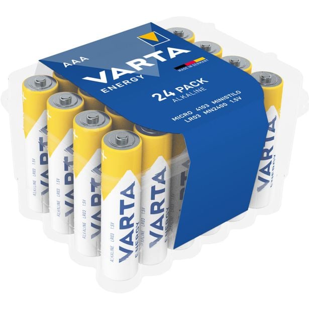 ALKALNI BATERIJSKI VLOŽEK VARTA ENERGY AAA 24/1