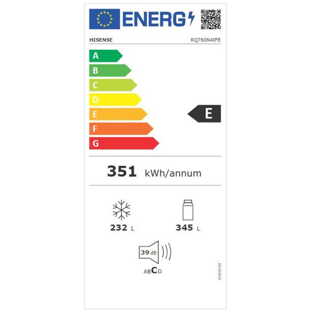 AMERIŠKI HLADILNIK HISENSE RQ760N4IFE