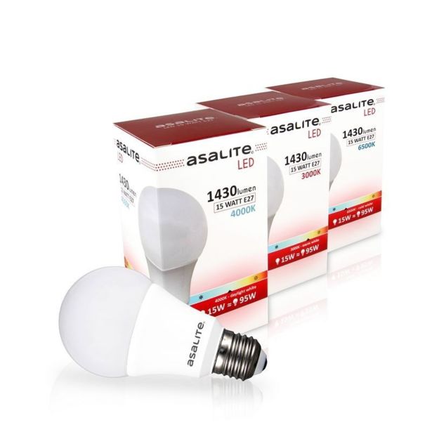 ASALITE LED SIJALKA E27 15W 4000K 1430LM