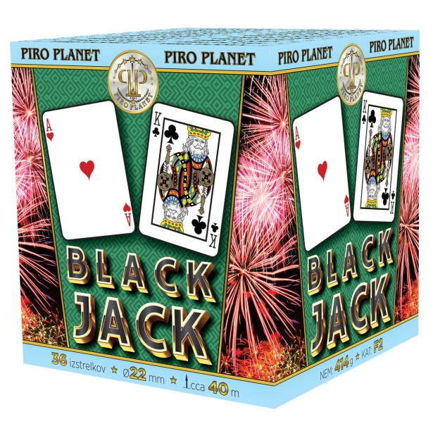 BATERIJA PIRO PLANET BLACK JACK 363.5 G / KAT. F2