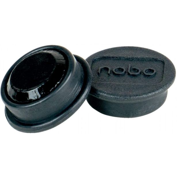 DODATEK ZA MAGNETNO TABLO NOBO MAGNETKI 20 MM ČRNI 1/8 1901440