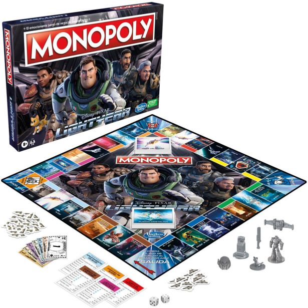 DRUŽABNE IN MISELNE IGRE HASBRO MONOPOLY DISNEY PIXAR LIGHTYEAR EDITION