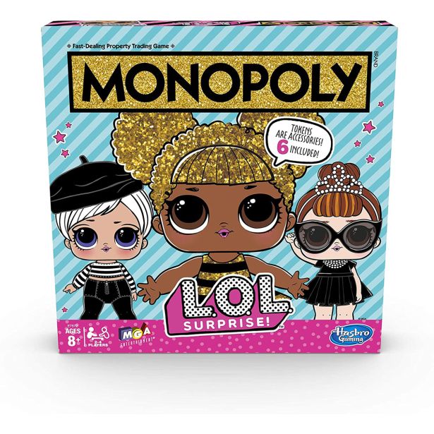 DRUŽABNE IN MISELNE IGRE HASBRO MONOPOLY L.O.L. SURPRISE