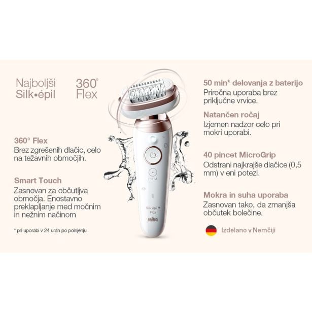 EPILATOR BRAUN SILK-EPIL 9-030 3D