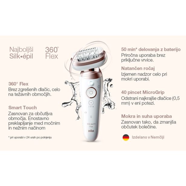 EPILATOR BRAUN SILK-EPIL 9-360 3D