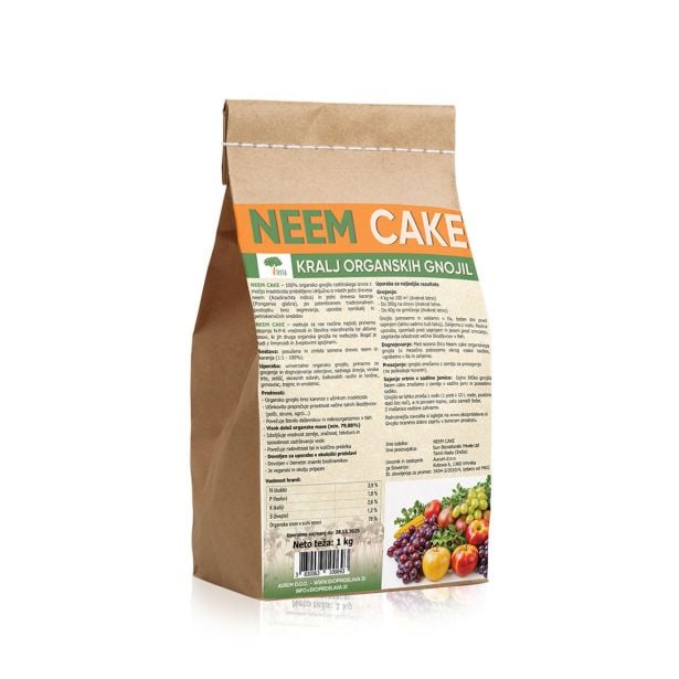 GNOJILO ZA PRIDELAVO TERRA NEEM NEEM CAKE 1 KG ORGANSKO GNOJILO