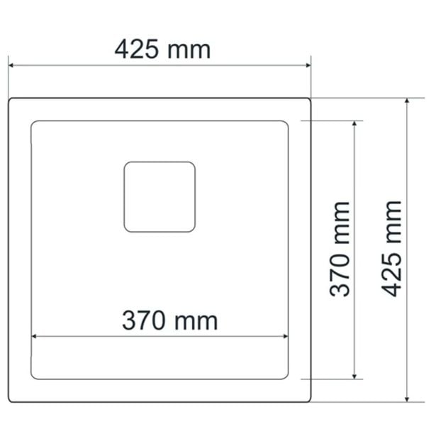 GRANITAL POMIVALNO KORITO SINK SOLUTION GRANITNA POSODA 50