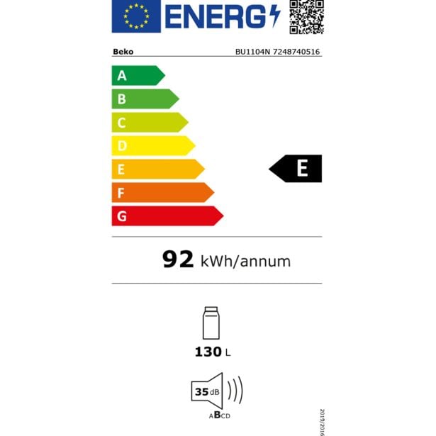 HLADILNIK BEKO BU1104N PODPULTNI