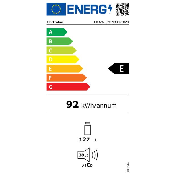 HLADILNIK ELECTROLUX LXB2AE82S