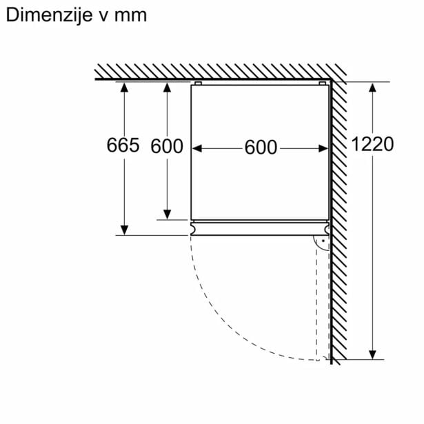 HLADILNIK IN ZAMRZOVALNIK BOSCH KGN394ICF