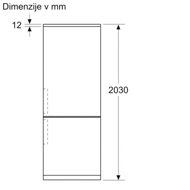 HLADILNIK IN ZAMRZOVALNIK BOSCH KGN39LBCF