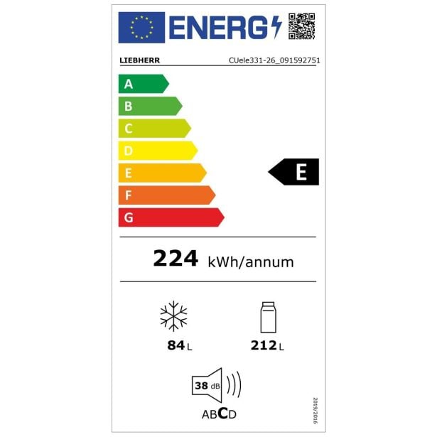 HLADILNIK IN ZAMRZOVALNIK LIEBHERR CUELE331