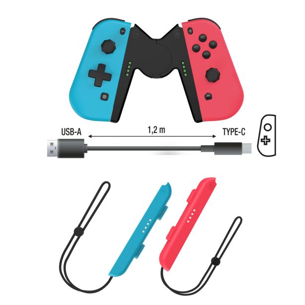 IGRALNI PLOŠČEK FREAKS NINTENDO SWITCH JOY-CON DUO PRO BT MODRO/RDEČ