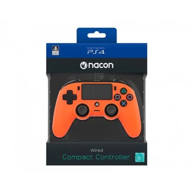 IGRALNI PLOŠČEK NACON COMPACT PS4 ŽIČNI ORANŽEN