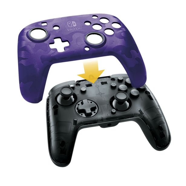 IGRALNI PLOŠČEK PDP NINTENDO SWITCH FACEOFF DELUXE+ AUDIO CAMO PURPLE