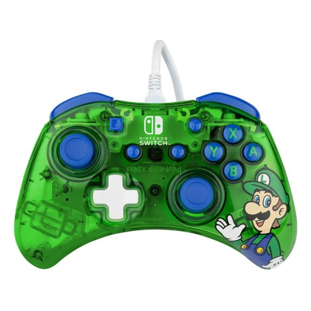 IGRALNI PLOŠČEK PDP NINTENDO SWITCH ŽIČNI ROCK CANDY MINI - LUIGI