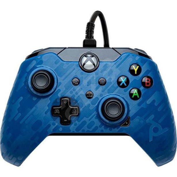 IGRALNI PLOŠČEK PDP XBOX ŽIČNI BLUE CAMO