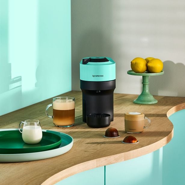 KAVNI AVTOMAT, KAPSULE NESPRESSO VERTUO POP AQUA MINT