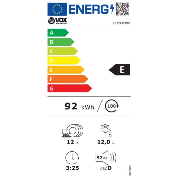 POMIVALNI STROJ VOX LC12A1EDBE