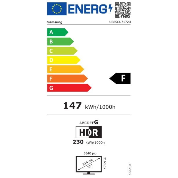 TELEVIZOR SAMSUNG UE85CU7172UXXH