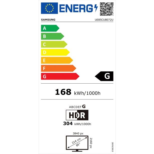 TELEVIZOR SAMSUNG UE85CU8072UXXH