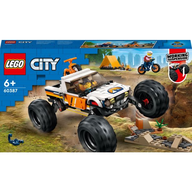 LEGO CITY GREAT VEHICLES 60387 PUSTOLOVŠČINE S TERENSKIM VOZILOM