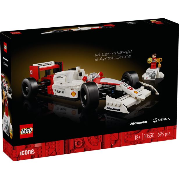 LEGO' ICONS 10330 MCLAREN MP4/4 IN AYRTON SENNA