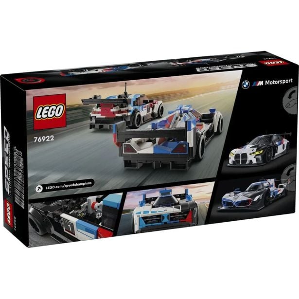 LEGO' SPEED CHAMPIONS 76922 DIRKALNA AVTOMOBILA BMW M4 GT3 IN BMW M HYBRID V8