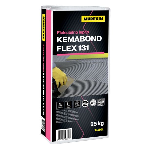 LEPILO ZA PLOŠČICE MUREXIN KEMABOND FLEX 131 SIV 25 KG C2TE