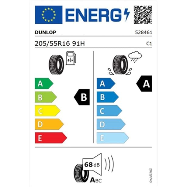 LETNA GUMA DUNLOP 205/55R16 91H BLURESPONSE