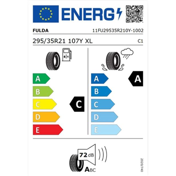 LETNA GUMA FULDA 295/35R21 107Y XL FR ECOCONTROL SUV