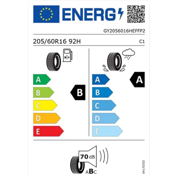 LETNA GUMA GOODYEAR 205/60R16 92H EFFICIENTGRIP PERFORMANCE 2