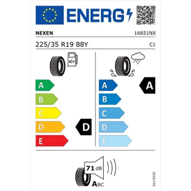 LETNA GUMA NEXEN 225/35R19 88Y XL FR N'FERA SPORT DOTXX24