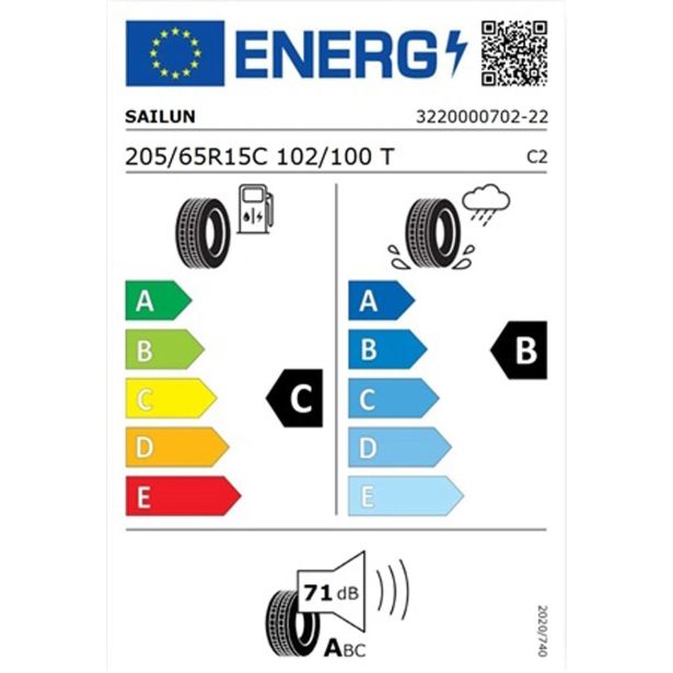 LETNA GUMA SAILUN 205/65R15C 102/100T COMERCIO VX1