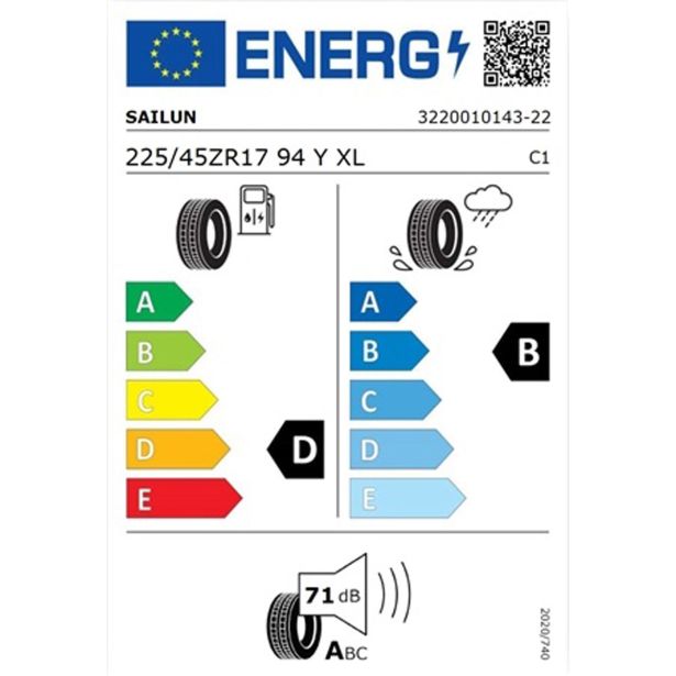 LETNA GUMA SAILUN 225/45R17 94Y XL FR ATREZZO ZSR