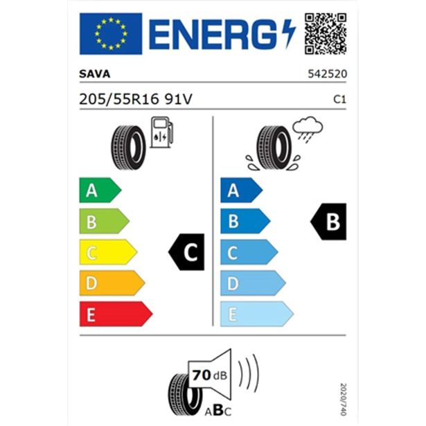 LETNA GUMA SAVA 205/55R16 91V INTENSA HP 2