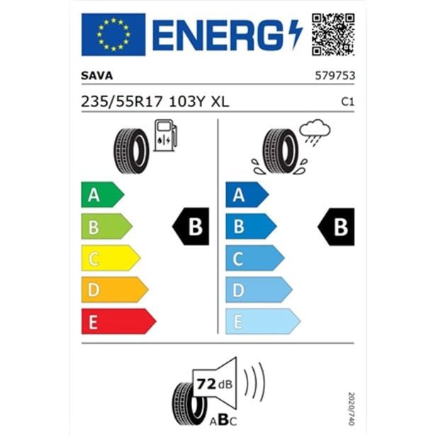 LETNA GUMA SAVA 235/55R17 103Y XL FR INTENSA UHP 2