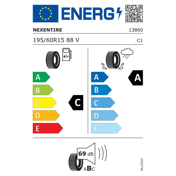 LETNA PNEVMATIKA NEXEN 195/60 R15 88V N'BLUE HD PLUS