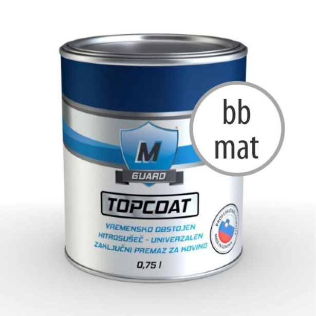 M-GUARD TOPCOAT BREZBARVNI MAT 0,75L