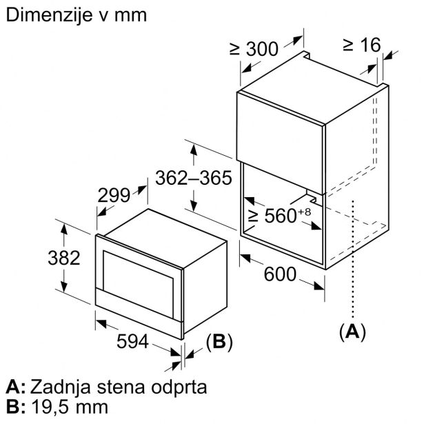 MIKROVALOVNA PEČICA BOSCH BER7321B1