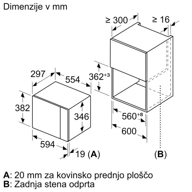 MIKROVALOVNA PEČICA BOSCH BFL520MB0