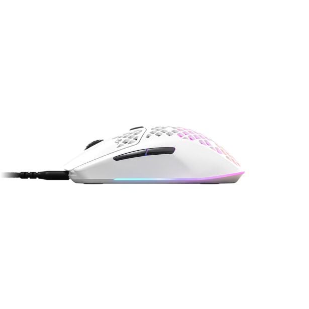 MIŠKA/KAZALNIK STEELSERIES GAMING AEROX 3 SNOW BELA