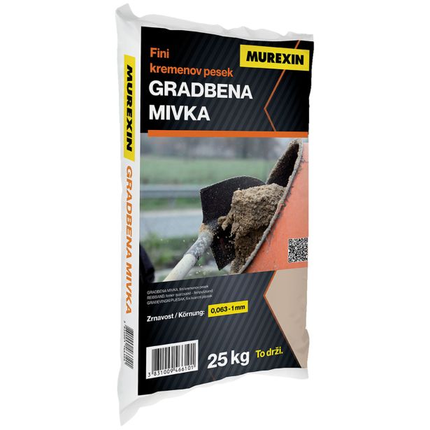 MIVKA MUREXIN GRADBENA 0.063-1 MM VLAŽNA 25 KG