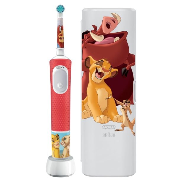 ELEKTRIČNA ZOBNA ŠČETKA ORALB KIDS 3+ LION KING