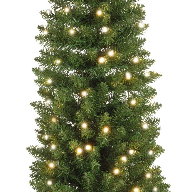 NOVOLETNA JELKA EVERLANDS 180 CM ZELENA LED PENCIL PINE