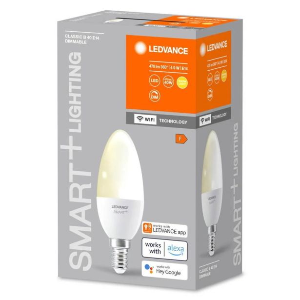 OPREMA ZA SMART SVETILA LEDVANCE B40 4.9W/827 DIM FR E14 SMART WIFI